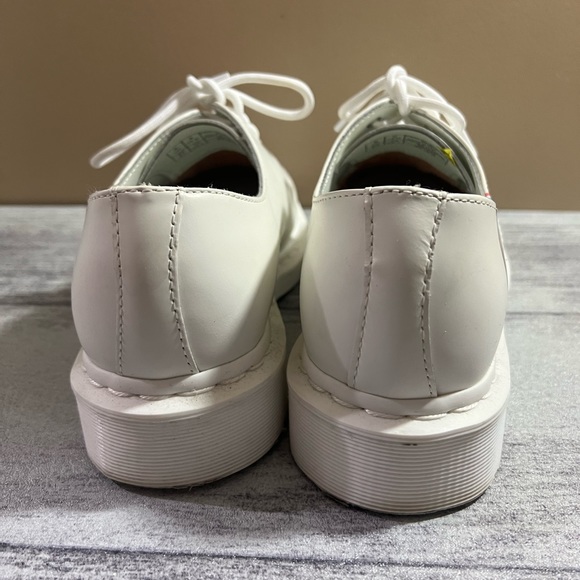 Dr. Martens For Pride Oxford Shoes - White Smooth Leather - Size 9 - Picture 8 of 12